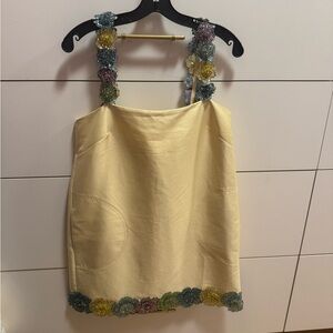 NWT Alemais Lemon Lolita Mini Dress